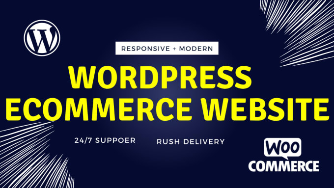 Gig Preview - Build wordpress ecommerce website with woocommerce