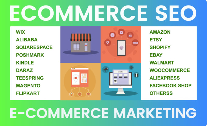 Gig Preview - Do ecommerce SEO services for storefronts, shop, listings etsy woocommerce daraz