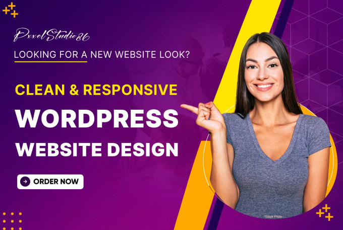 Gig Preview - Design clean and responsive wordpress website