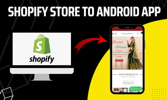 Gig Preview - Convert your shopify store into android app