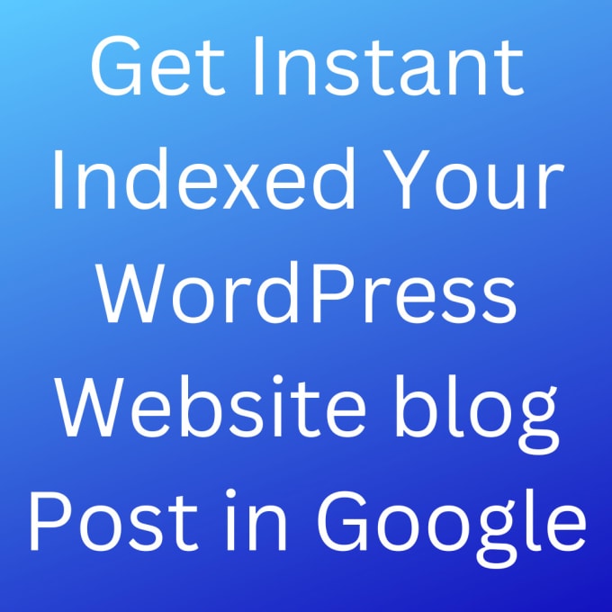 Gig Preview - Set up the instant indexing API on your wordpress website