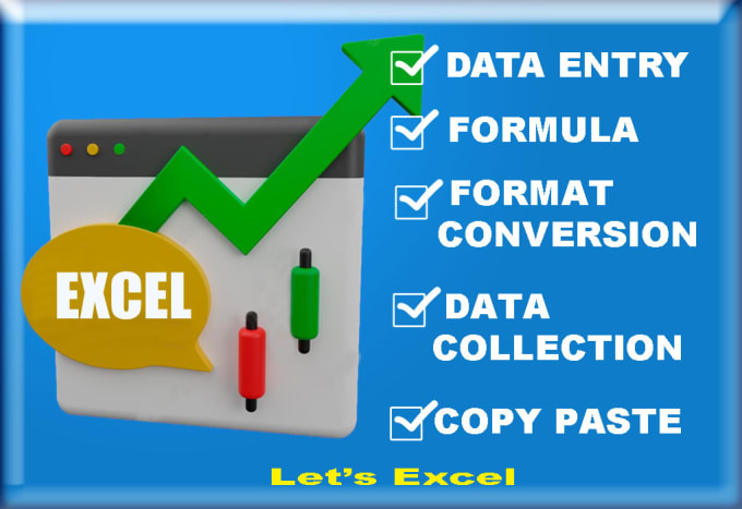 Gig Preview - Do data entry, web scraping, copy paste and excel data entry