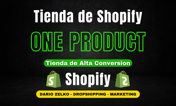 Bestseller - create a single product shopify dropshipping store