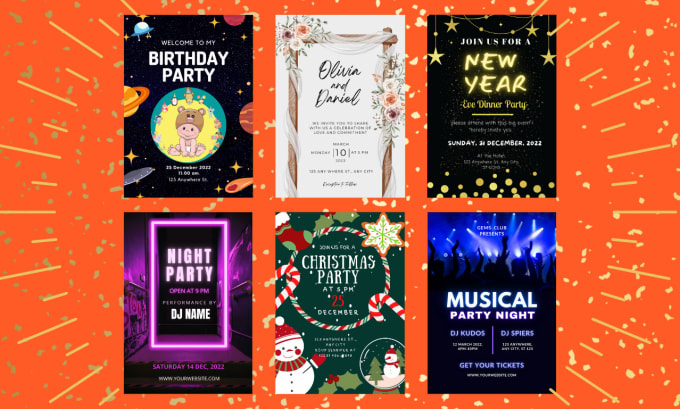 Bestseller - design kids birthday invitation card, event and party flyer