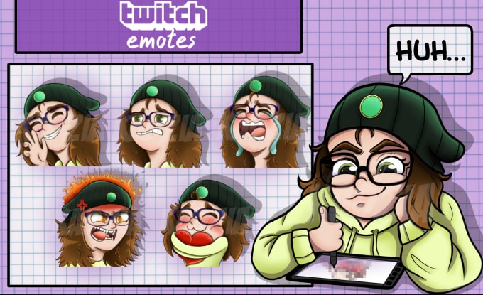 Gig Preview - Create amazing castom emotes for you on twitch, youtube, discord