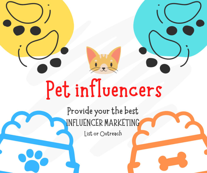 Gig Preview - Find influencers on instagram for dog product promotions with pets