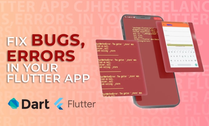 Gig Preview - Fix bugs, error and do updates in your flutter app