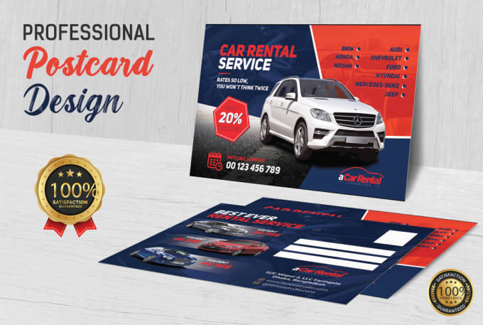 Gig Preview - Design professional postcard and direct mail eddm