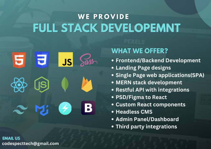 Bestseller - build full stack react node js website as a mern stack developer