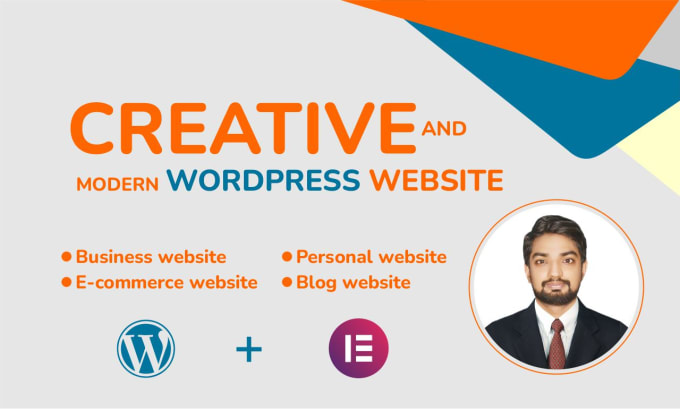 Gig Preview - Create elementor website,redesign wordpress with elementor pro or wordpress blog