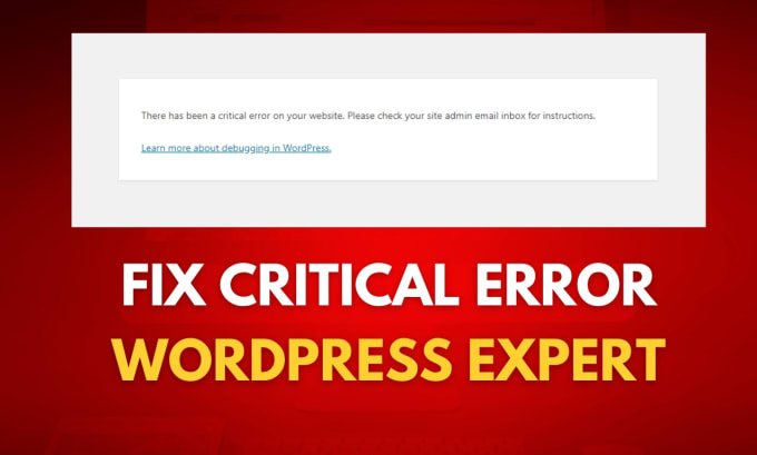 Gig Preview - Fix critical error issue on wordpress website asap