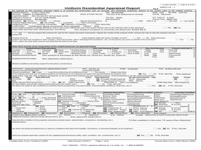 Gig Preview - Real estate appraisal report data entry only