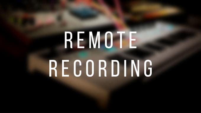 Gig Preview - Record your vocals or instruments remotely