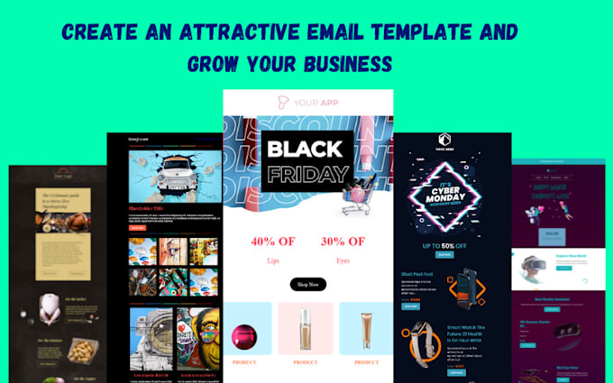 Bestseller - create a modern html email template for gmail and outlook