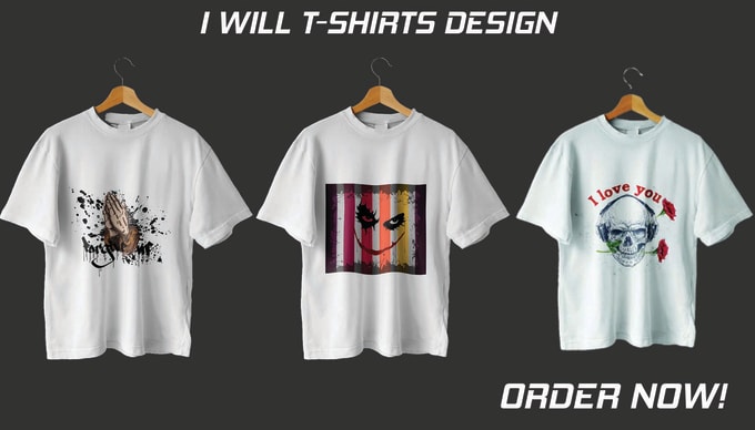 Gig Preview - Create custom amazing all kind of t shirts design