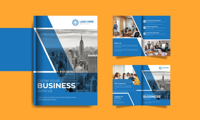 Gig Preview - Do company profile, business brochure, annual report, booklet, catalog design