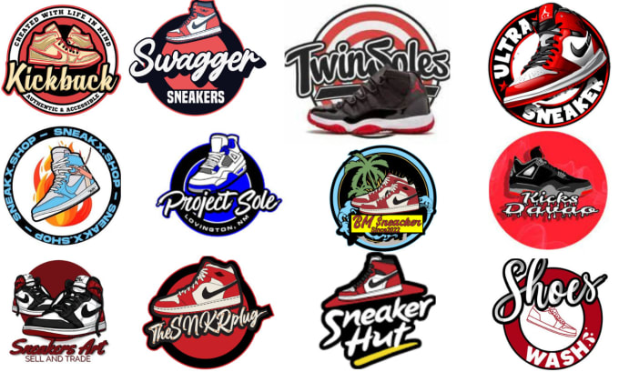 Gig Preview - Make a custom vector logo of your shoe foot wear brand or a sneaker store