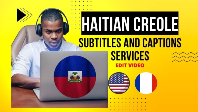 Gig Preview - Edit and translate haitian creole subtitles to your video