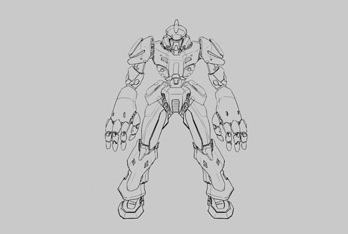 Draw you an awesome robot by Twotonnetuna