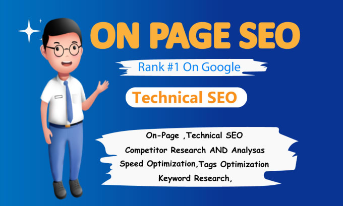 Gig Preview - Provide on page SEO and technical optimization for top ranking