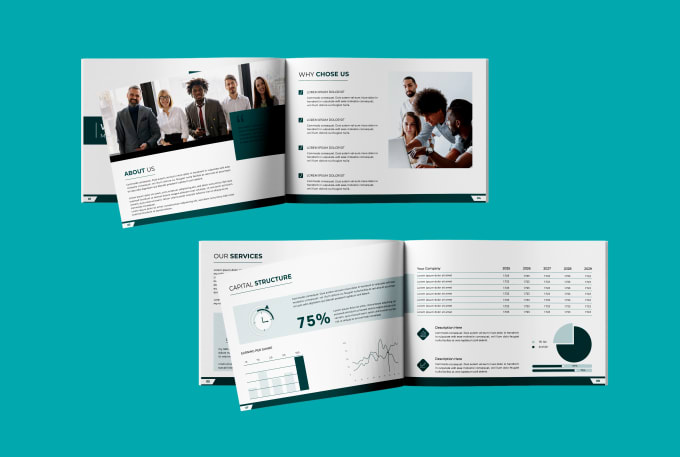 Gig Preview - Do company profile, white paper, corporate business brochure design