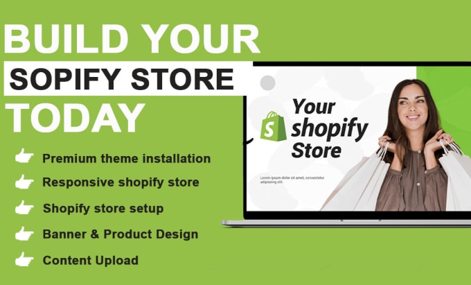 Gig Preview - Design shopify dropshipping store and ecommerce website