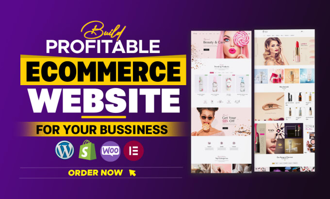 Gig Preview - Build a profitable ecommerce website for your business