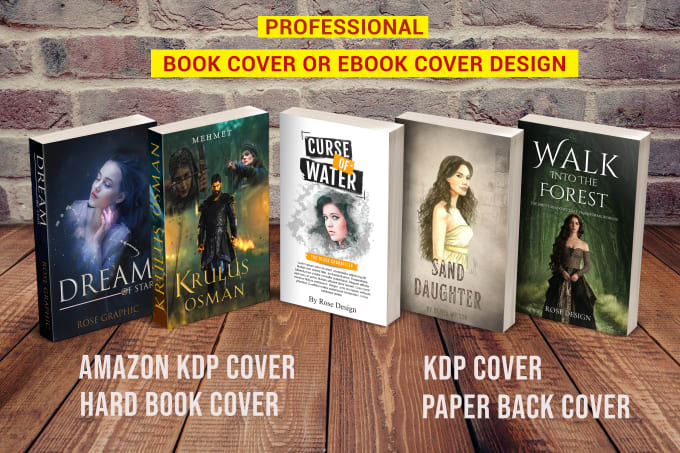 Gig Preview - Design professional KDP book covers for your ebooks