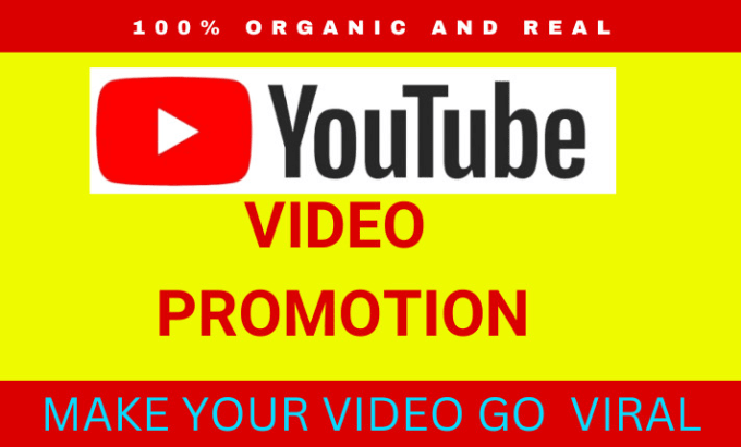 Bestseller - do your organic youtube video promotion