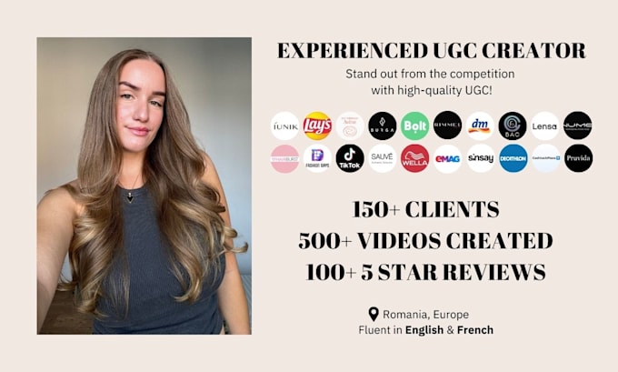 Gig Preview - Create ugc video ads for pet products with french bulldog in english or french