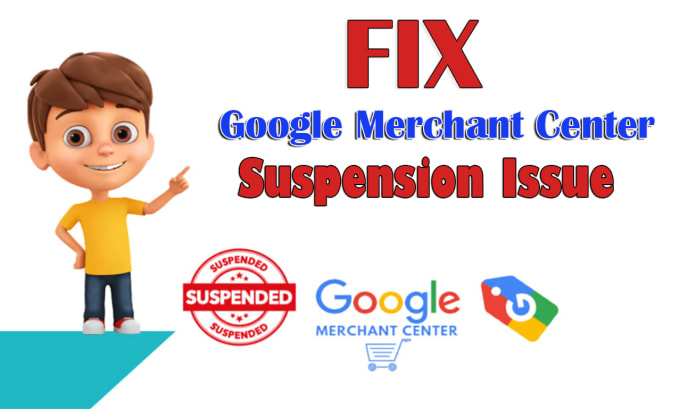 Gig Preview - Fix google merchant center suspension or misrepresentation issues