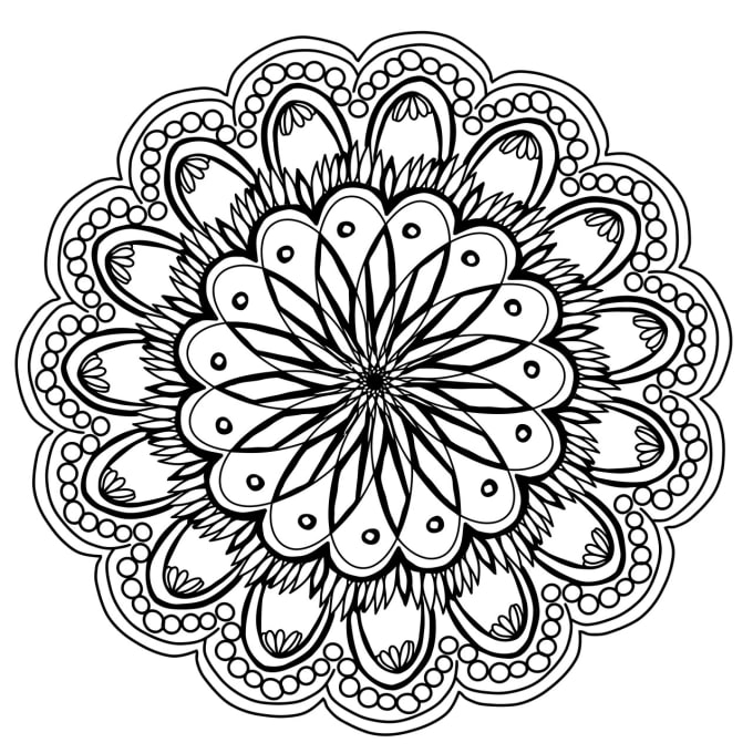 Gig Preview - Create a coloring book with your favorite designs