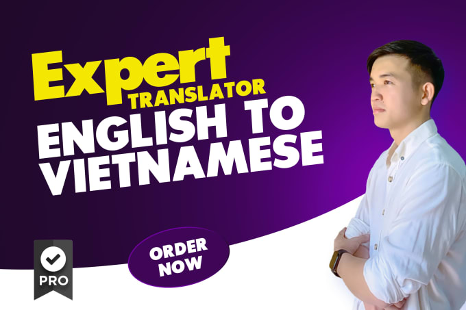 Gig Preview - Translate english to vietnamese documents quickly