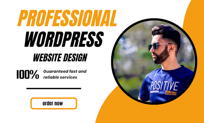 Gig Preview - Design professional and modern wordpress website by elementor pro