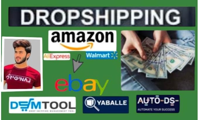 Gig Preview - Do amazon to ebay dropshipping and top listings