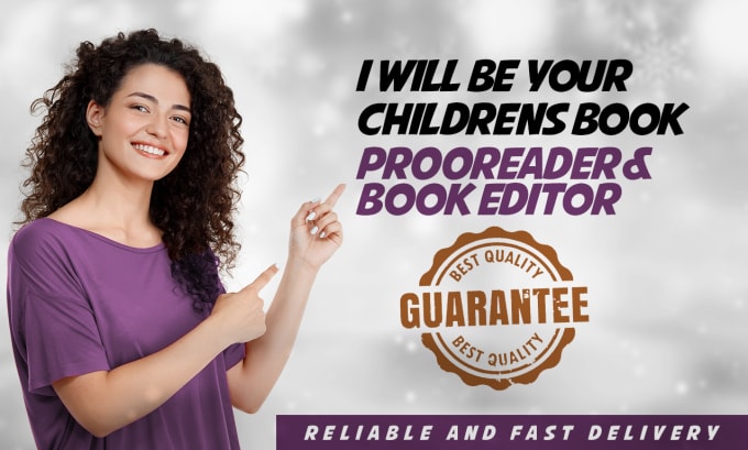 Gig Preview - Do a professional children book proofreading, book editing