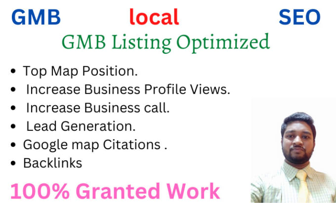 Gig Preview - Optimized gmb profile listing and highly gmb ranked