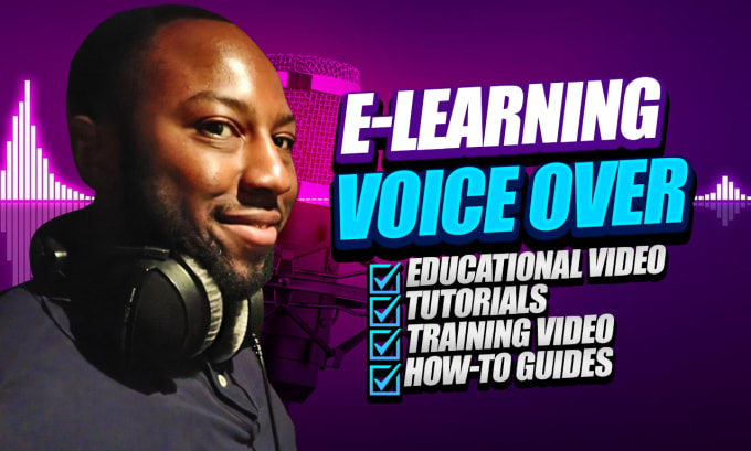 Gig Preview - Be your british male elearning training voice over narrator