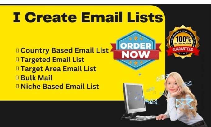 Gig Preview - Provide targeted verified business email list