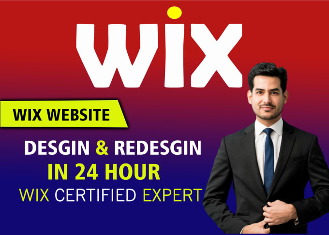 Gig Preview - Modern wix website designer