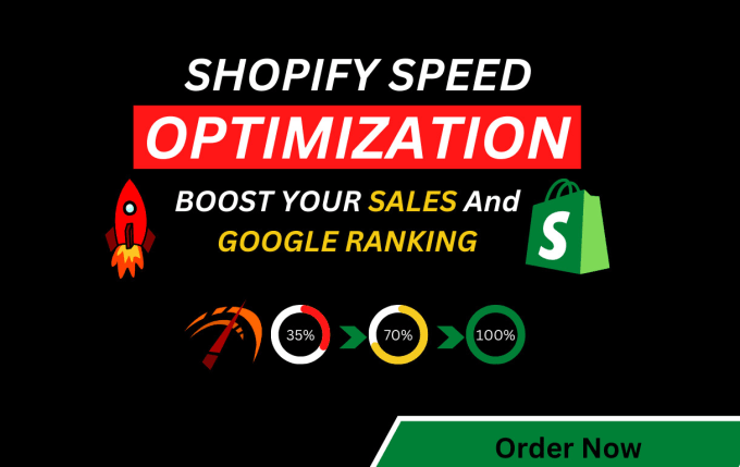 Gig Preview - Do shopify speed optimization and boost shopify website speed