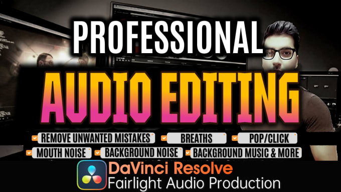 Gig Preview - Do professional audio editing and noise reduction