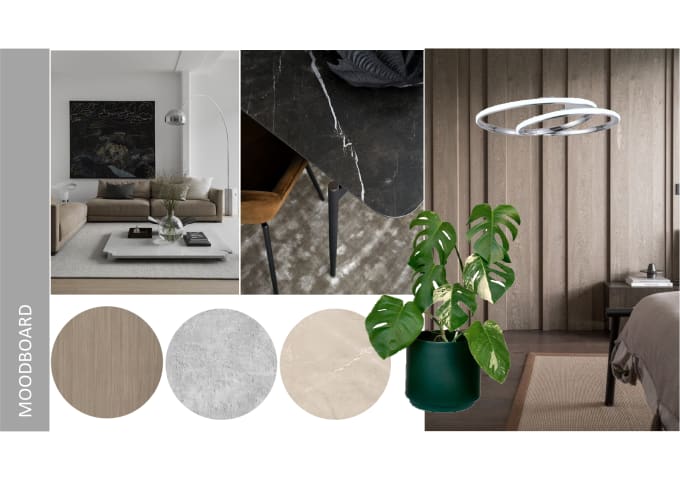 Gig Preview - Create your moodboards for your interior design