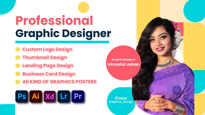 Gig Preview - Be you professional photoshop expert graphic designer