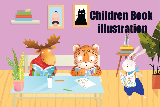 Gig Preview - Create awesome children book illustration and book cover