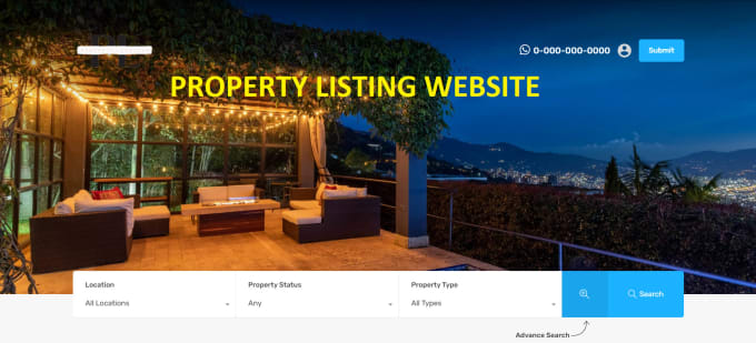 Gig Preview - Create real state, property listing wordpress website