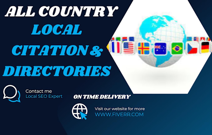 Bestseller - do 200 all country local citations and directory submission