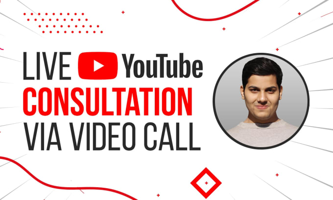 Gig Preview - Be your youtube consultant or coach live via video call