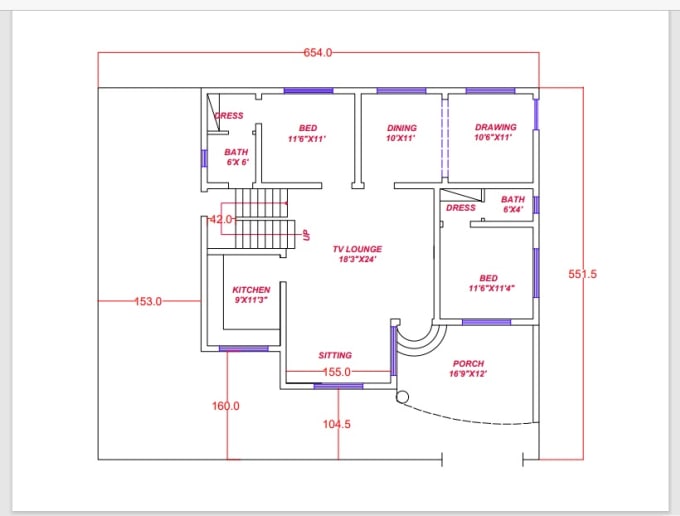 Gig Preview - Make autocad 2d drawing, convert PDF sketches to autocad drawings