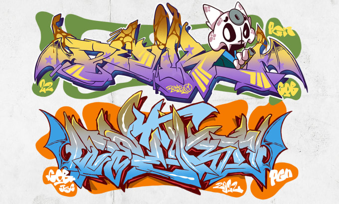 Gig Preview - Draw digital graffiti for your commercial need or your brand